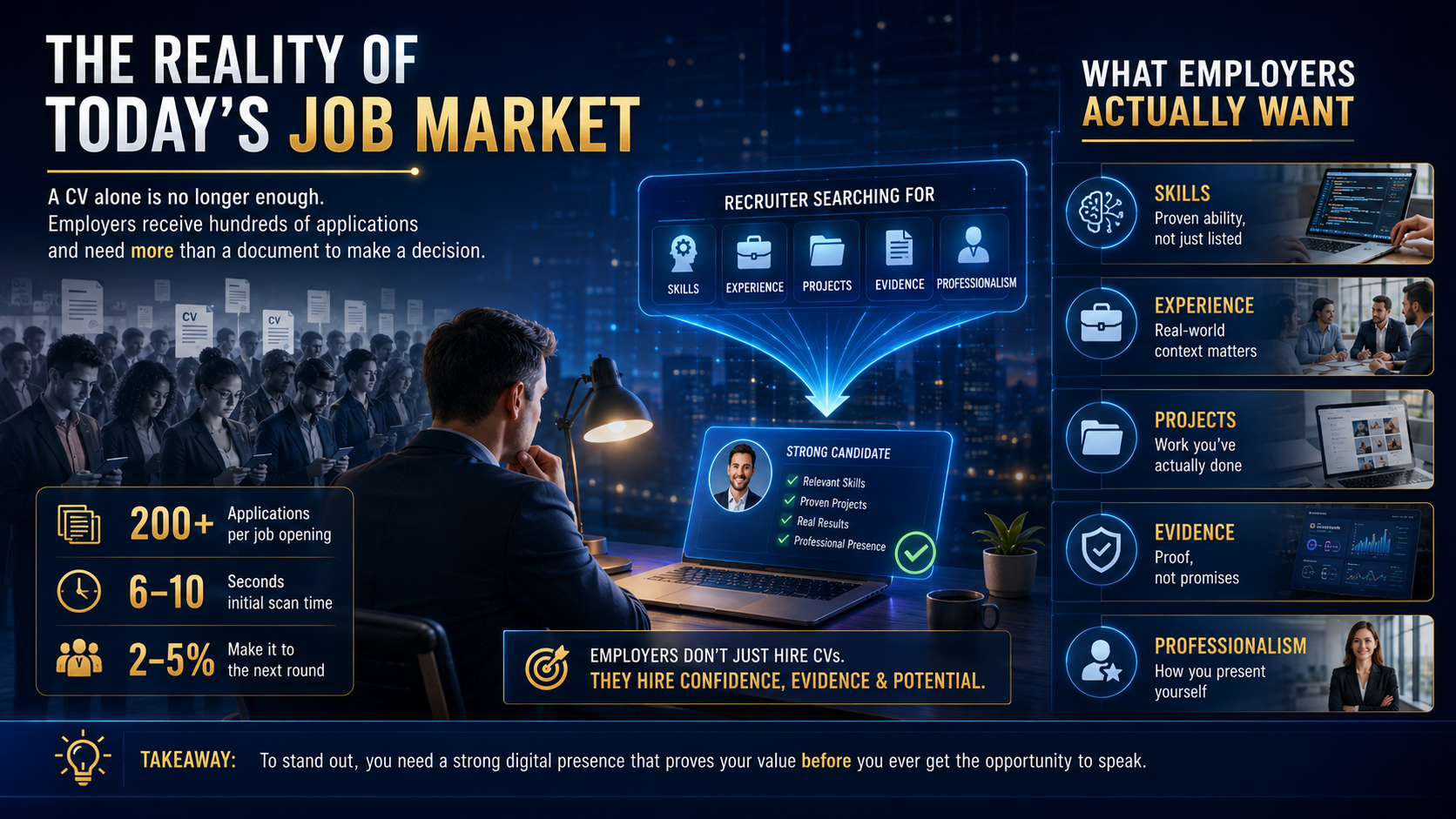 Slide 2: The Reality of Today's Job Market